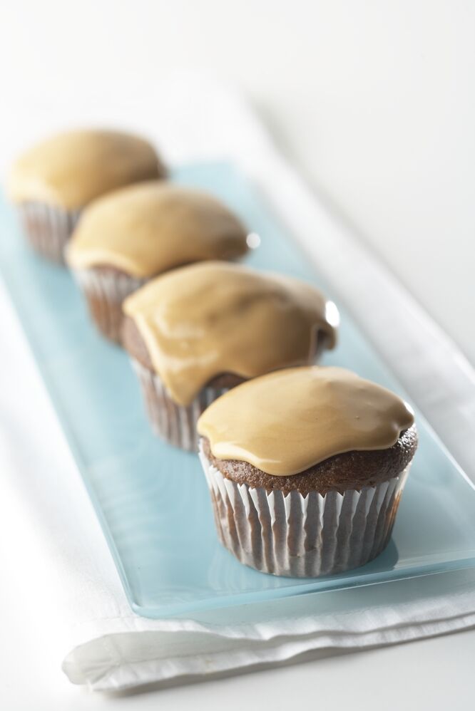 Chocolate Cupcakes with Dulce de Leche Icing - Durkee