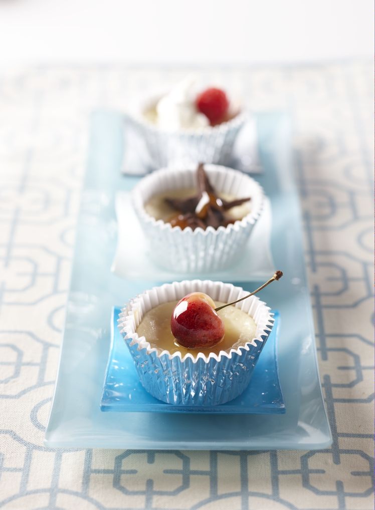 Individual Vanilla Cheesecakes - Durkee